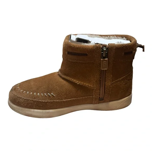 UGGs - Kids Tan UGGs, Size 12/30, T Cali Moc Campfire, Booties. - Picture 3 of 6